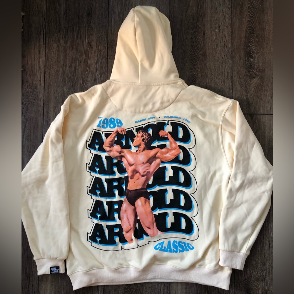 Arnold Classic 2026 Hoodie - 1989 Graphic - Cream